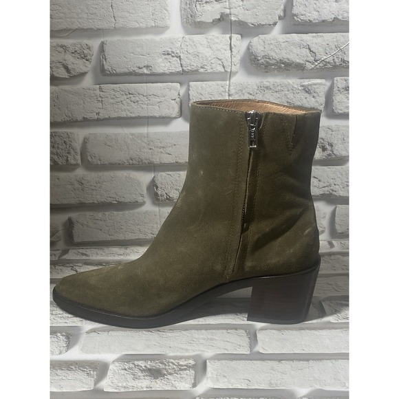 Madewell The Darcy‎ Ankle Boot in Burnt Olive Suede Upper Women's Size 8 - Picture 5 of 9
